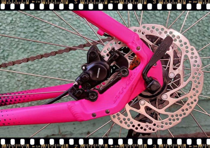 stevens tonga pink mtb kerékpár tárcsafék