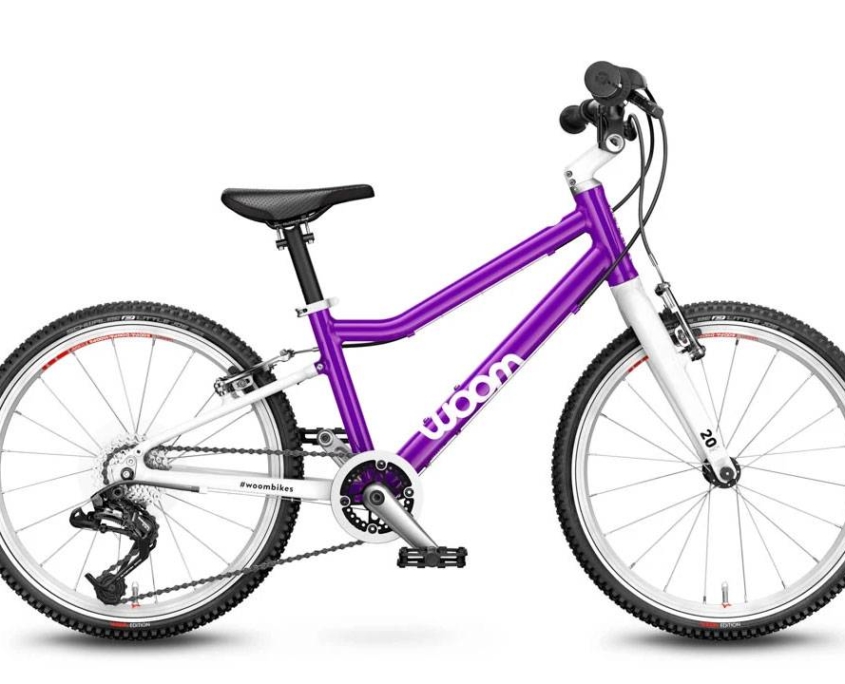 woom lila 20-as méretű gyerek bicikli