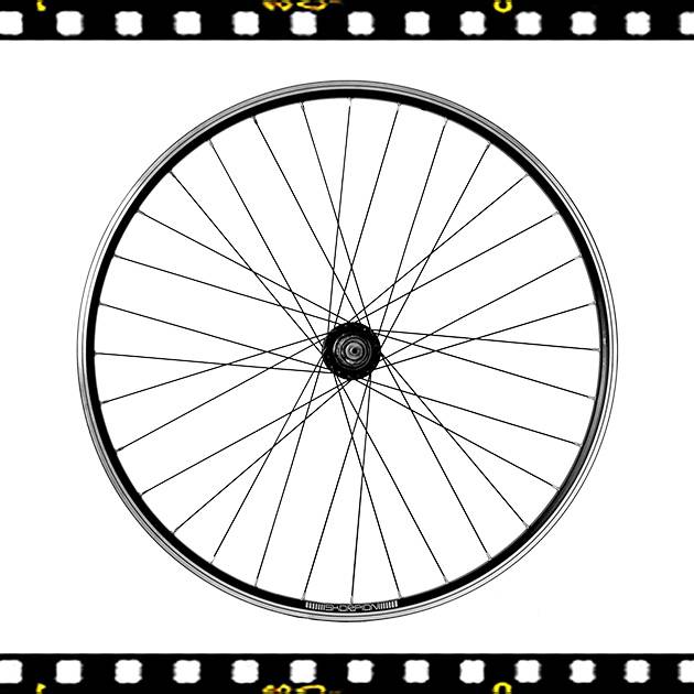 rodi eco scorpion trekking kerékpár első kerék