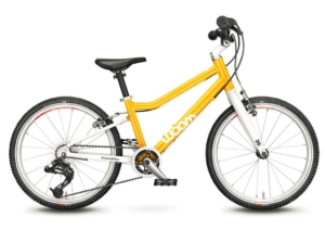 woom 20-as méretű sárga színű aluminium gyerek bicikli