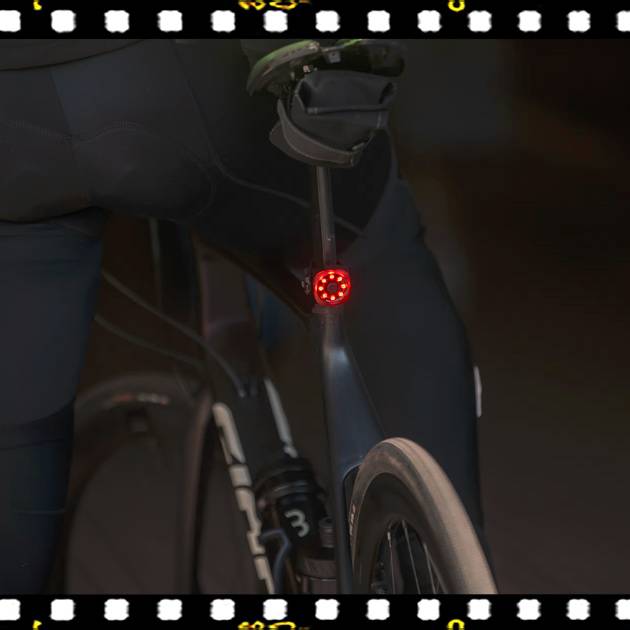bbb spirit mini hátsó kerékpáros lámpa kerékpáron